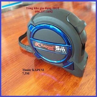 Thước KAPUSI, thước dây rút, thước cuộn, thước mét 7,5M Nhật