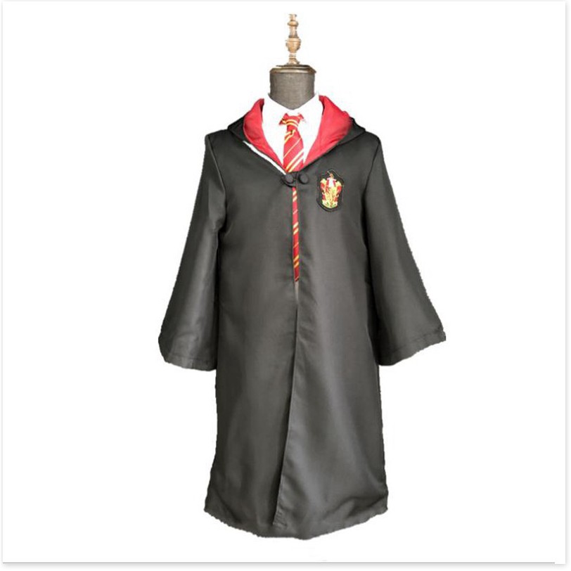 Trang Phục Áo Choàng Ma Thuật Harry Potter Gryffindor Slytherin Hufflepuff Ravenclaw