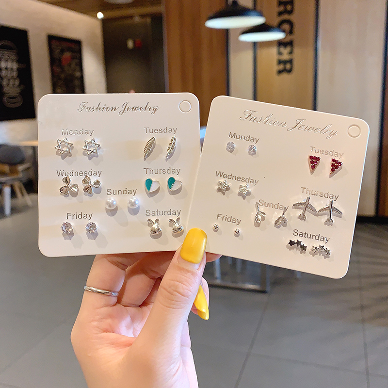 Bộ Khuyên Tai Nhỏ Đơn Giản Phong Cách Hàn Quốc Mới 2022