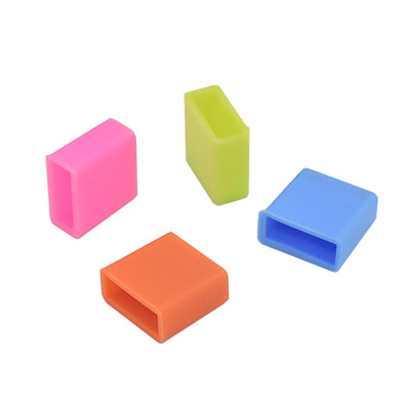 Vỏ Silicon Cao Cấp Bọc Bảo Vệ Dây Cáp Dữ Liệu USB Chống Bụi Chống Bụi