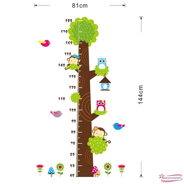 Thước Đo Chiều Cao Trang Trí Cây Với Nhiều Hình Dáng Khác Nhau Lựa Chọn Dành Cho Các Bé