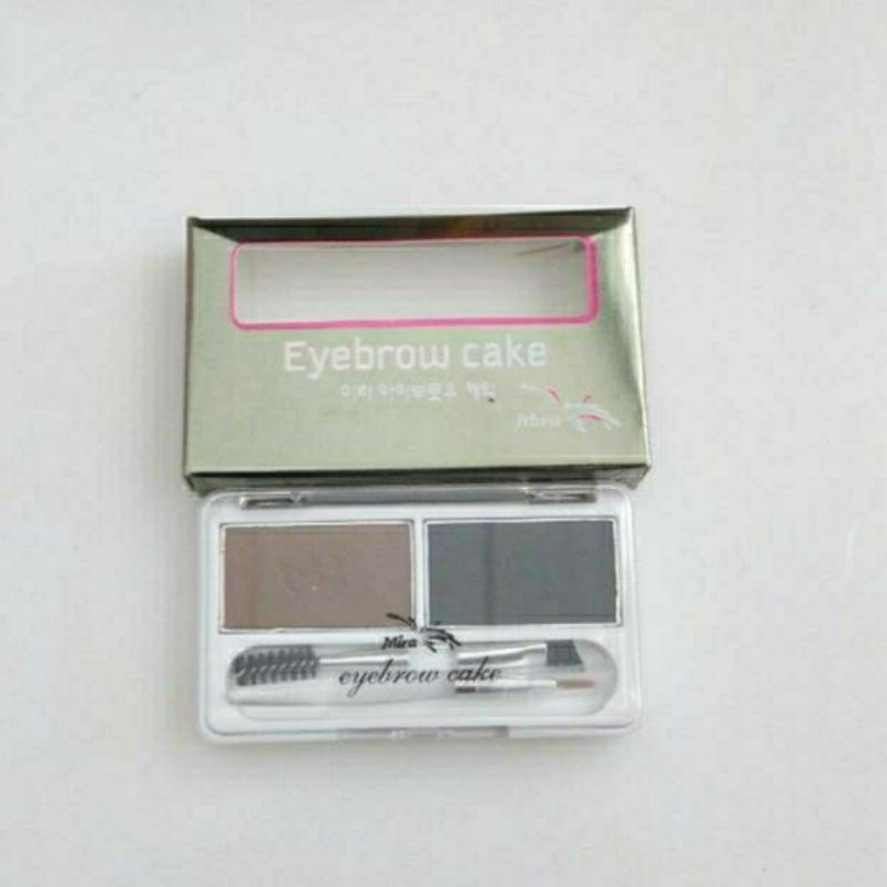 Bột Kẻ Chân Mày 2 Ngăn MIRA EYEBROW CAKE