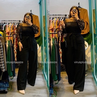 [virusplussize]JUMSUIT BIGSIZE REN DONNAA RICCO