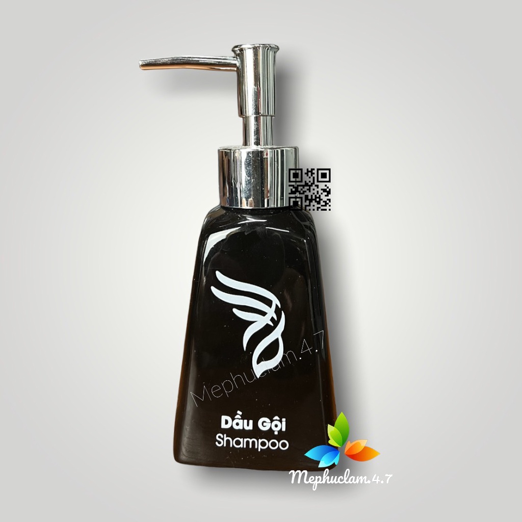 Bình gốm sứ thang cánh chim hòa bình đựng dầu gội, sữa tắm, nước rửa tay, cốc đánh răng cho khách sạn, resort, homestay