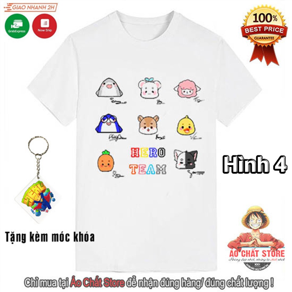 (VIDEO + ẢNH THẬT) BST Áo Hero Team Mini World Đẹp | Áo Thun Mini World Toàn Thành Viên Hero Team MC6