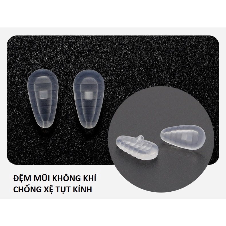 Đệm mũi không khí chống xệ tụt kính, giảm áp lực lên sống mũi (1 cặp)