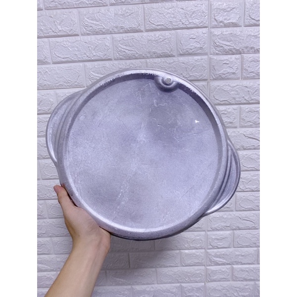 Chảo Nướng Chống Dính Huỳnh Anh Tròn - Kích thước 32cm ( Đen )