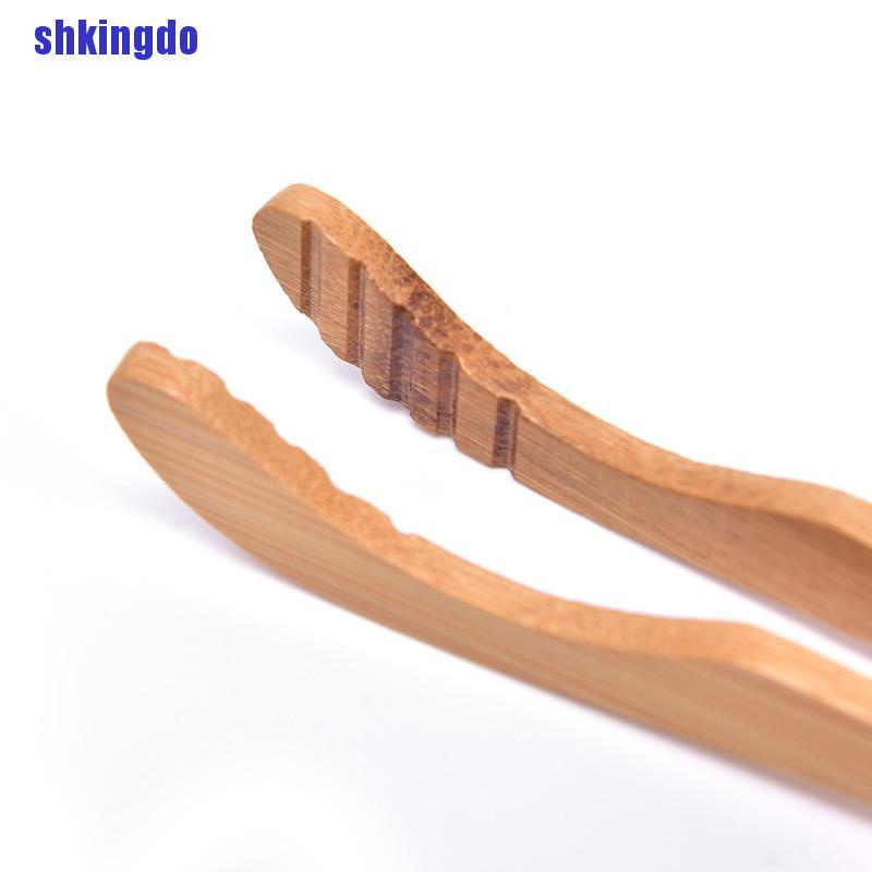 Kẹp gắp trà bằng gỗ tre tiện dụng