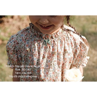 RG431_Rập giấy may áo bé gái