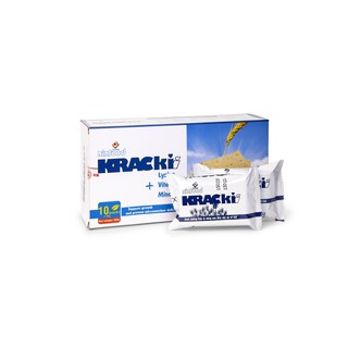 Bánh Krackii (date 10/10/2024) bổ sung Lysin giúp tăng trưởng nhanh- NINFOOD Viện Dinh dưỡng Quốc gia - hộp 10 gói