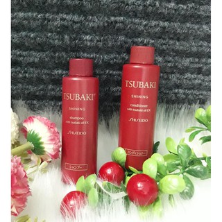 Bộ gồm 2 sản phẩm gội và xả tóc Tsubaki Nhật Bản