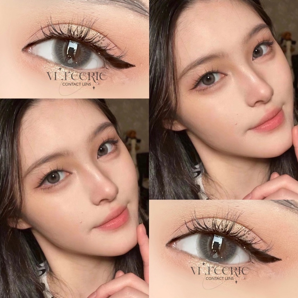 Lens xám REDA GRAY 0 độ nhập khẩu Hàn Quốc chính hãng