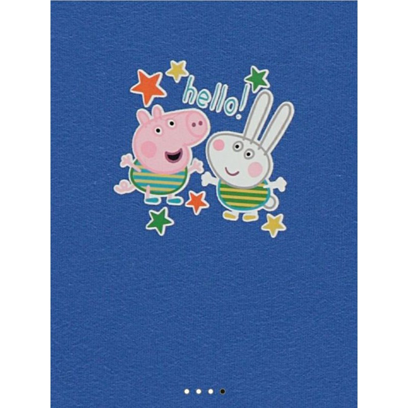 Set 3 áo ba lỗ Peppa pig cho bé trai G.eorge UK A.uth size 1.5/2y đến 5/6y