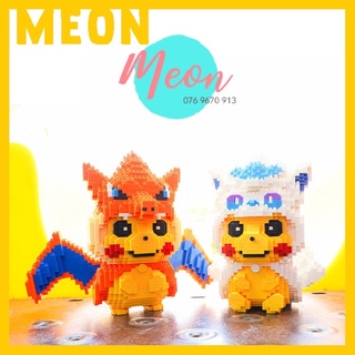 Xếp hình lego Pokemon Unicorn size XL - Miniblock Pikachu Unicorn