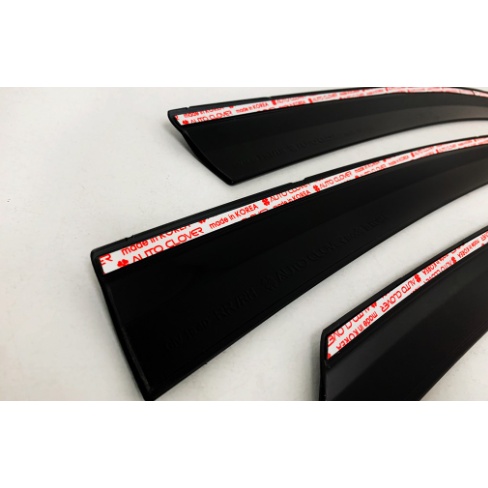 Vè che mưa xe Honda Civic 2018- 2019- 2020- 2021 mẫu đen bóng 6 chi tiết chính hãng hàn quốc Auto Clover