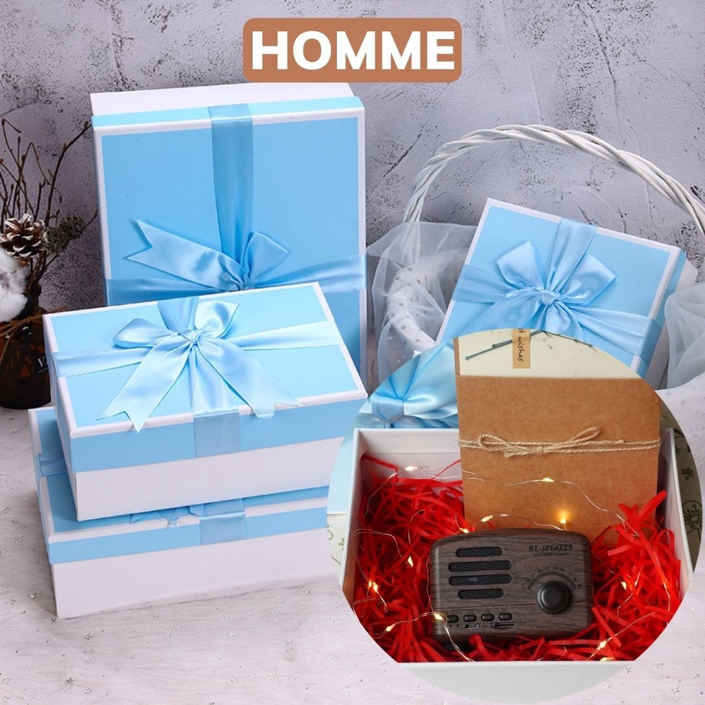 Hộp quà tặng sinh nhật HOMME tặng dịp sinh nhật valentine noel làm quà tặng bạn gái bạn thân người yêu