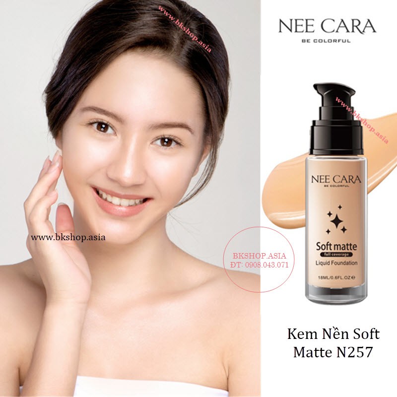 (Auth Thái) Kem Nền Nee Cara Soft Matte Liquid N257