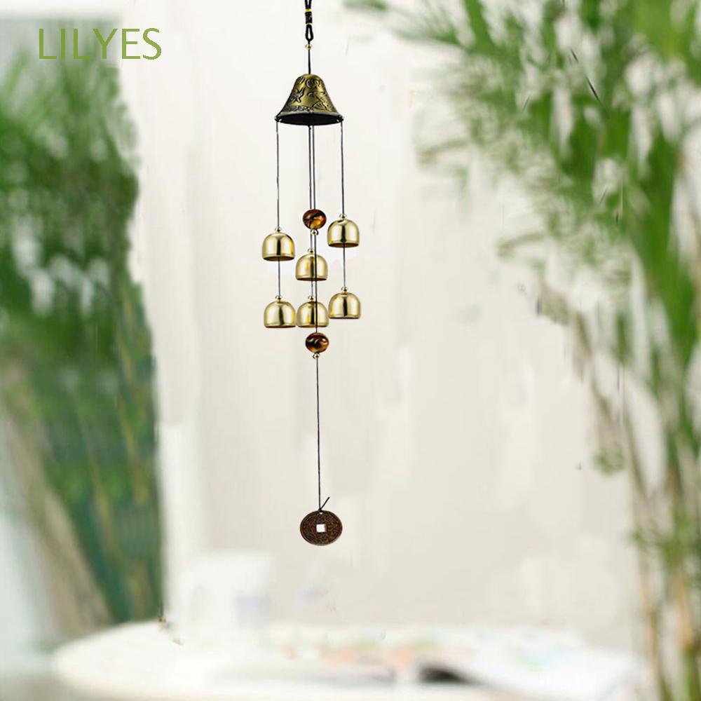Chuông Gió Kim Loại Đồng Cỡ Lớn Phong Cách Trung Hoa Cổ Điển Trang Trí Nhà Cửa / Sân Vườn
