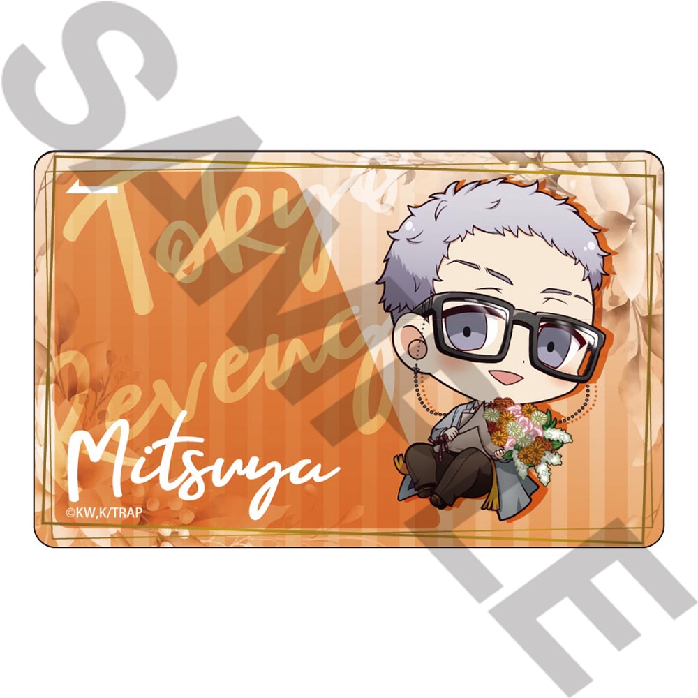 Ảnh card bo góc in hình TOKYO REVENGERS TẶNG HOA ver thẻ bo viền 5*8cm anime chibi