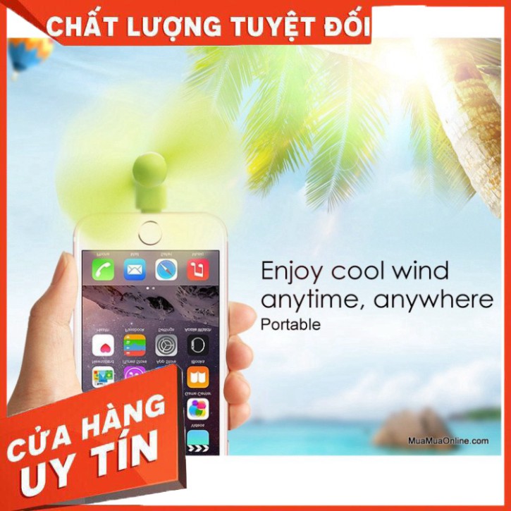 [SALE] Quạt 2 Cánh Mini Cắm Nguồn Iphone