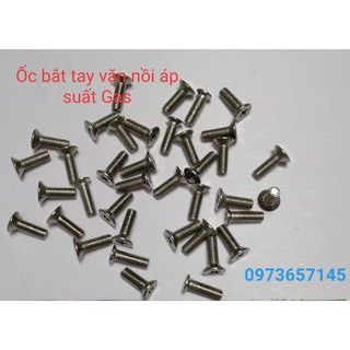 Ốc bắt tay vặn trục đồng nồi áp suất gas 2 quai - Linh phụ kiện