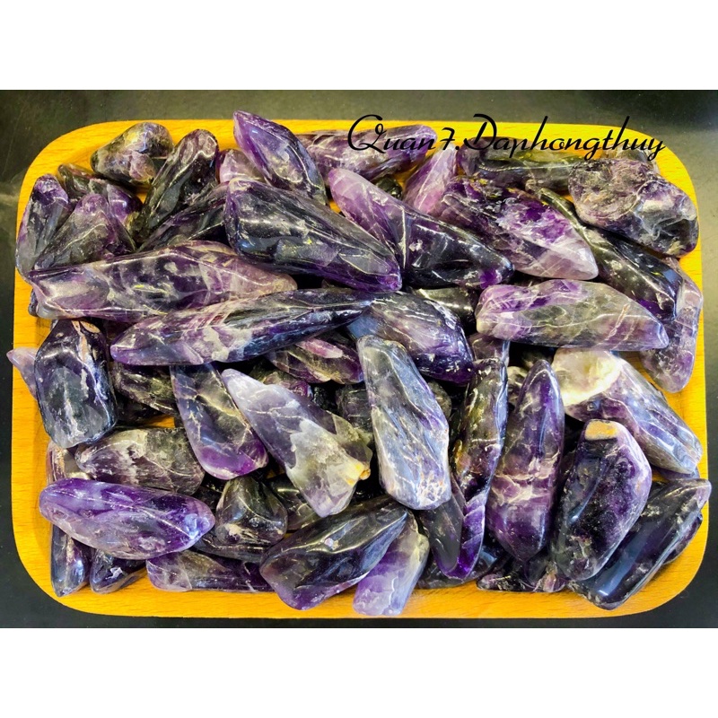 Vụn Đá Phong Thuỷ Màu Tím To Đậm