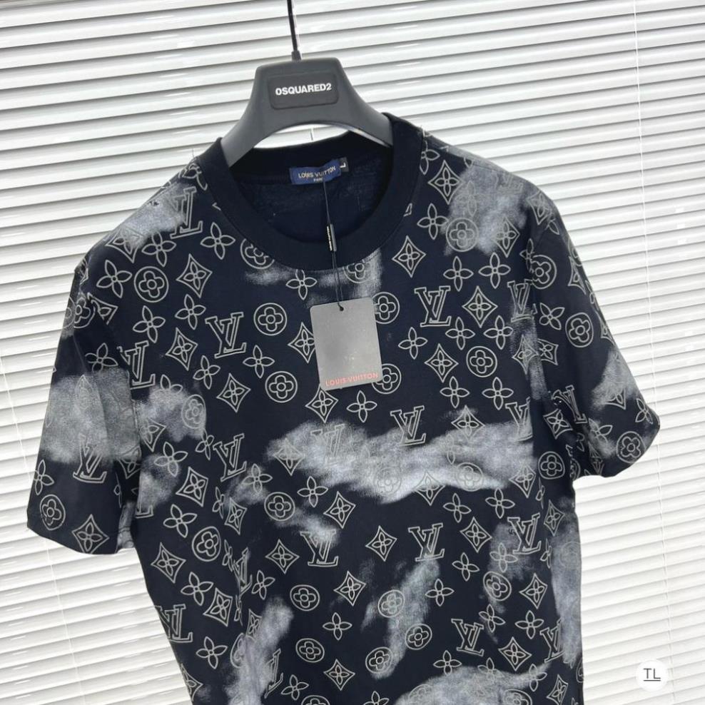 [Siêu Phẩm] Áo Thun Nam LV In Họa Tiết - Áo Phông LV Chất Cotton Cực Net