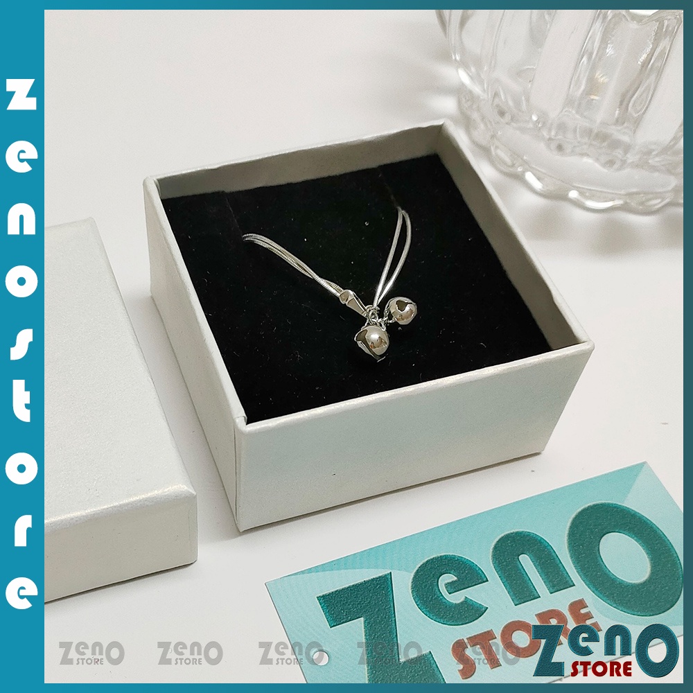 Vòng tay chuông 2 lớp ZenO (full box) LT02, Lắc tay phong cách Hàn Quốc