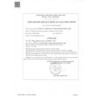 Thực phẩm bổ xung Calories MD