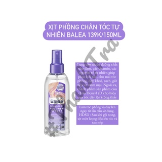 XỊT DƯỠNG TÓC/ NƯỚC HOA CHO TÓC BALEA NỘI ĐỊA ĐỨC