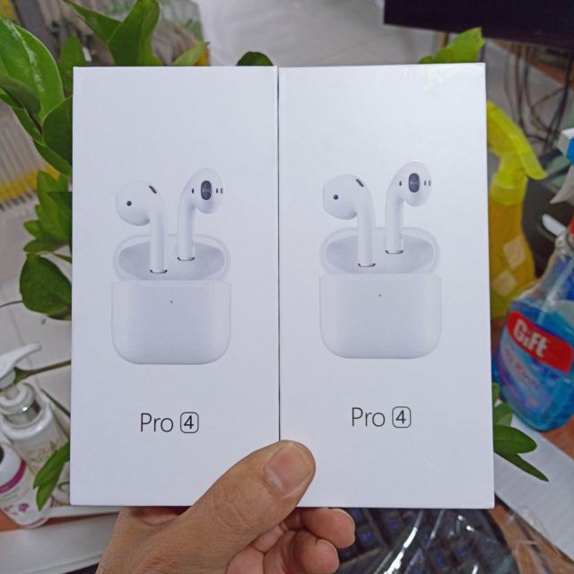 [BH6T] Tai nghe Airpod Pro 4 Blutooth 5.0 TWS Đàm thoại, âm thanh sắc nét, đổi tên và định vị chuẩn 2020  [RẺ VÔ ĐỊCH]