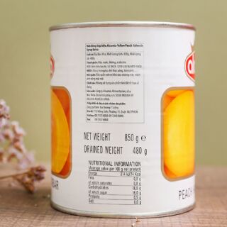 Đào ngâm Alcurnia 850gr