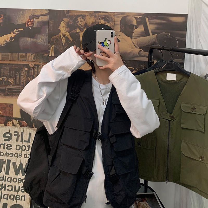 Áo khoác gile cực chất unisex [hàng order] | BigBuy360 - bigbuy360.vn