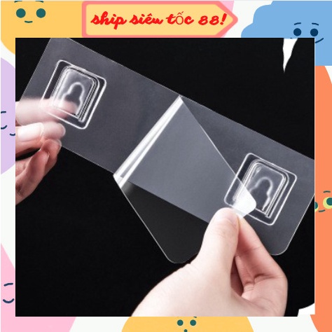 Miếng Dán Thay Thế Dán Tường Hình Chữ U cho kệ nhà tắm, Hộp Giấy, Kệ Góc,Khay xà bông 88252 SHIP SIÊU TỐC