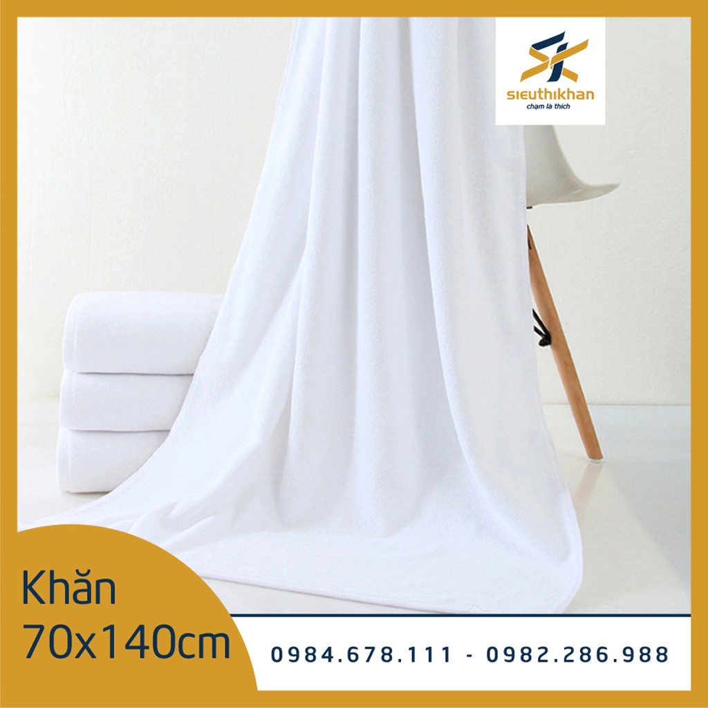 Khăn tắm khách sạn NamyA kích thước 70*140cm, chất liệu 100% cotton dùng cho khách sạn 3-5 sao | SIÊU THỊ KHĂN