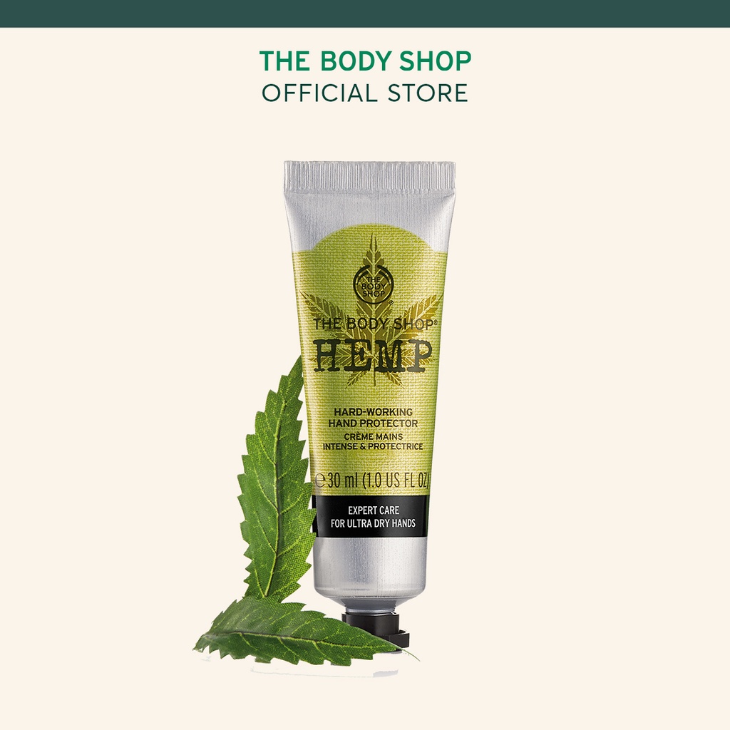[HSD 07/2024] Kem dưỡng tay cho da khô The Body Shop Hemp Hand Protector 30ml