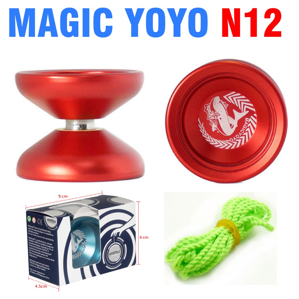 Con quay yoyo N12 bằng kim loại magic yoyo đồ chơi trẻ em