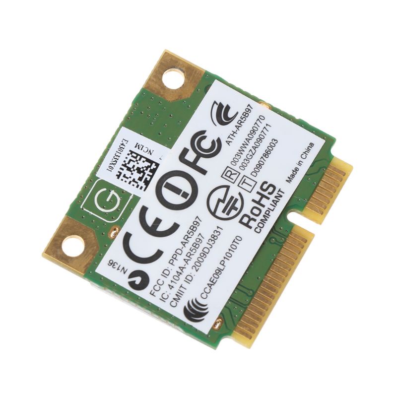 Card WIFI Mini PCI-e AR9287 AR5B97 Cho Win XP 7 32 64
