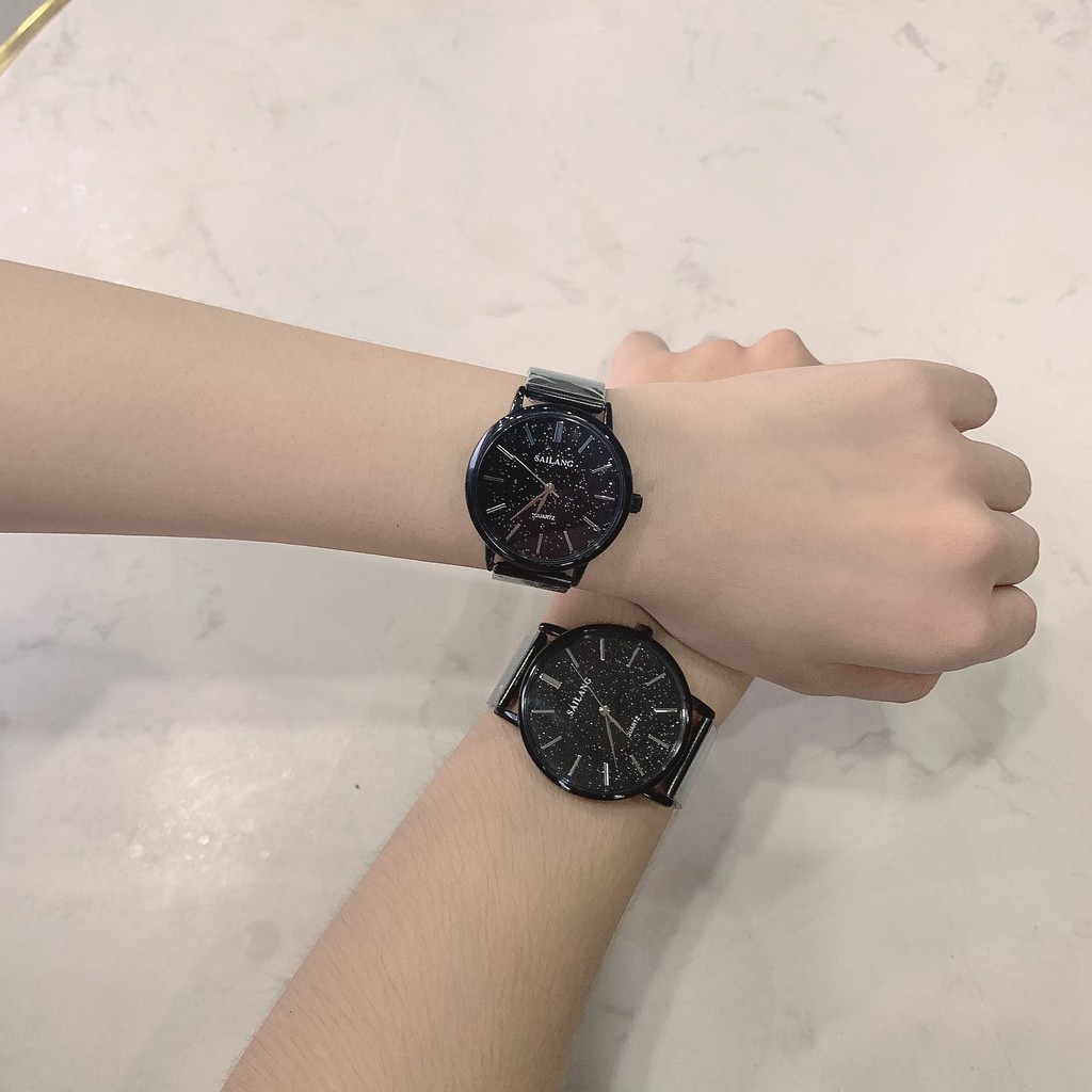 Đồng Hồ Cặp SAILANG 003 | 004  ⚡ [Mẫu Siêu Đẹp] ⚡ Với Mặt Dây Thép Chất Lượng, Thời Thượng