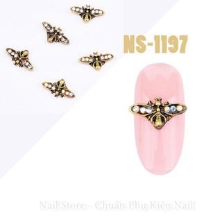 1 Viên Charm trang trí con ong đá nghệ thuật NS1197 - Nail Store