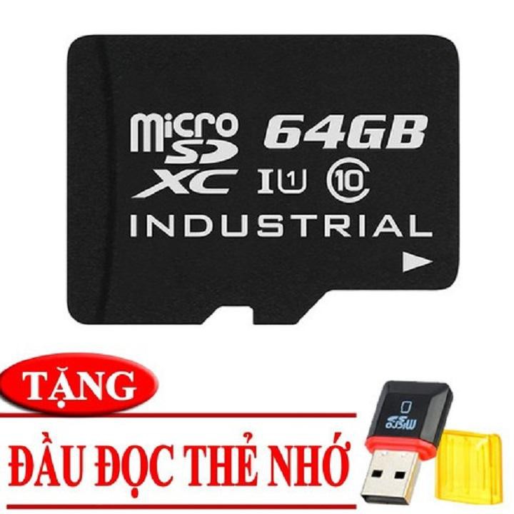 Thẻ nhớ microSD 64gb fullbox class 10 - kèm đầu đọc xịn 64gb khủng