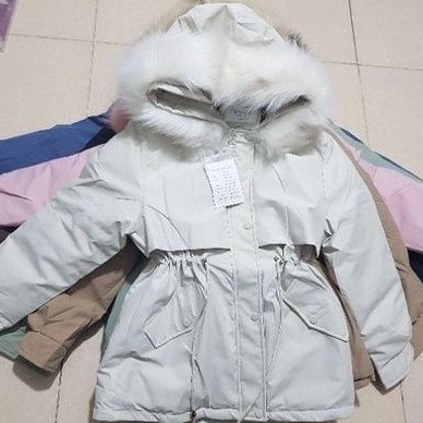 (SẴN SLL ÁO PHAO - Parka nữ MŨ LÔNG DÁNG HÀN MẪU MỚI NHẤT 2022 ,CHUẨN HÀNG QUẢNG CHÂU.