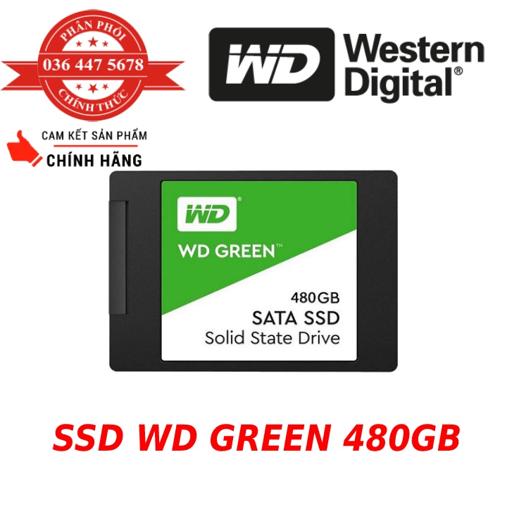 Ổ cứng SSD WD Green 480GB SATA III 2.5 inch - FPT