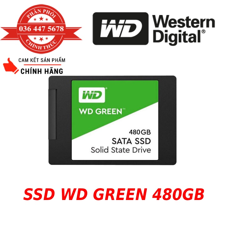 Ổ cứng SSD WD Green 480GB SATA III 2.5 inch - FPT