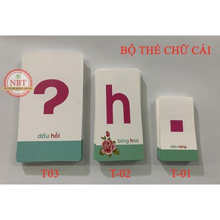 Bộ thẻ học thông minh cao cấp cho trẻ mầm non giúp bé nhận biết chữ cái và số ( 44 thẻ /1 bộ )