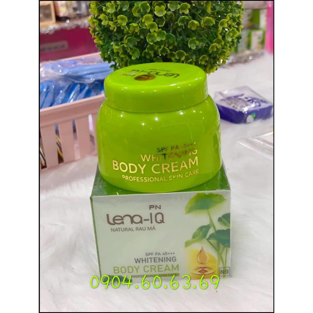 Kem Lena IQ Rau Má Body Dưỡng Trắng Da Toàn Thân 250gr