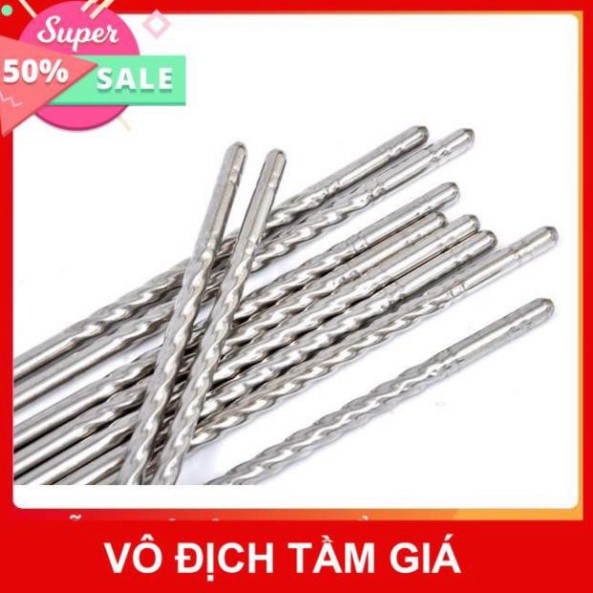 [ Bán giá gốc ] Đũa inox cao cấp , vỉ 5 đôi đũa inox