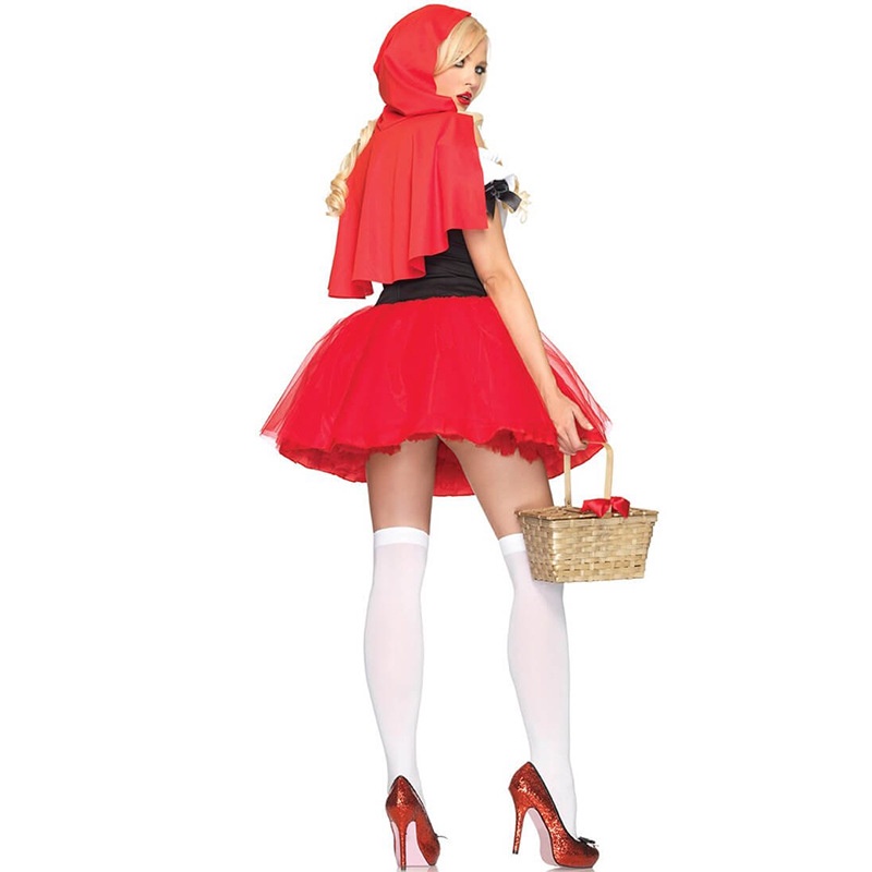 Mới Little Red Riding Hood Savage Bà Bán Phù Hợp Với Những Cô Gái Sexy Game Đồng Phục Halloween Tiệc Quần Áo