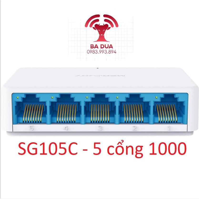 Bộ Chia Mạng Switch 5 cổng 8 cổng port Gigabit Mercury SG105C SG108C Yilink SG208C SG208M SG205C SG205M S205M
