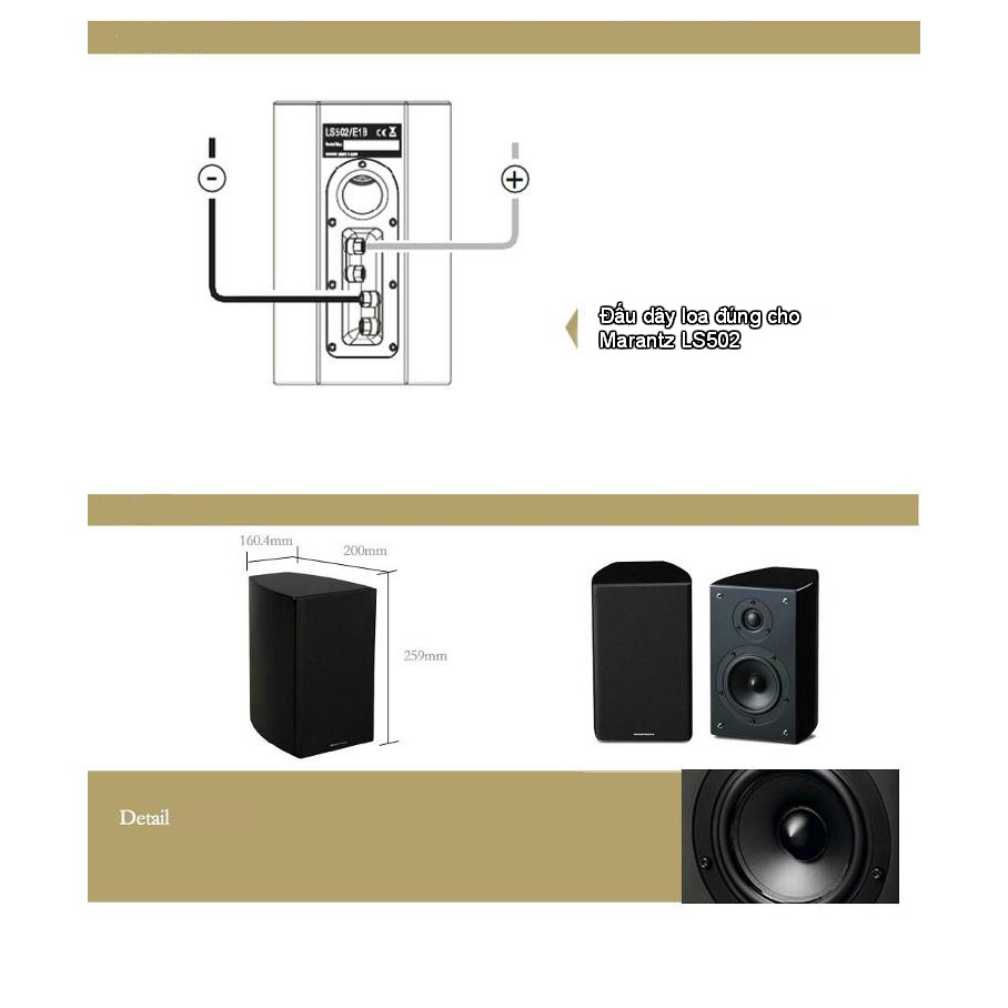 loa kệ sách Marantz LS502